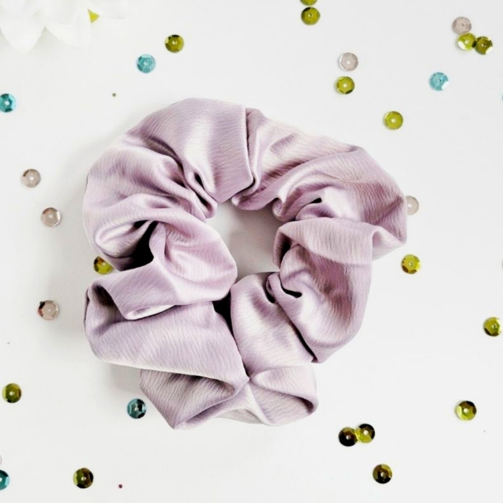 Satin Scrunchie, Light Purple